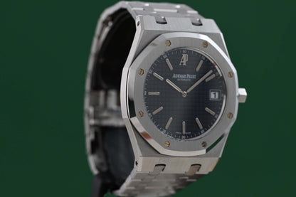 Audemars Piguet Royal Oak Jumbo Extraflach - Blue Dial - 15202ST - Full Set