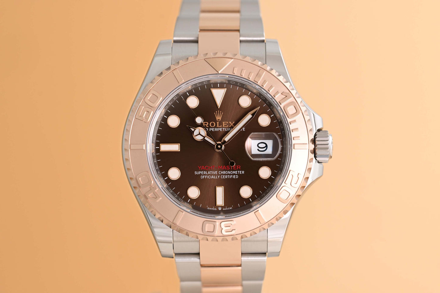 Rolex Yacht-Master Stahl/Roségold 126621 - Full Set - Brown Dial