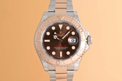 Rolex Yacht-Master Stahl/Roségold 126621 - Full Set - Brown Dial