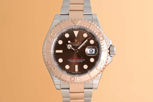Rolex Yacht-Master Stahl/Roségold 126621 - Full Set - Brown Dial