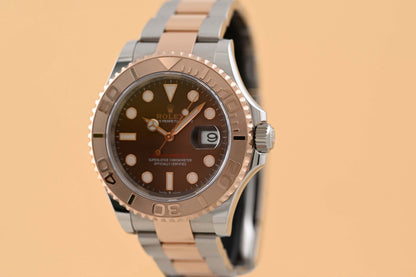 Rolex Yacht-Master Stahl/Roségold 126621 - Full Set - Brown Dial