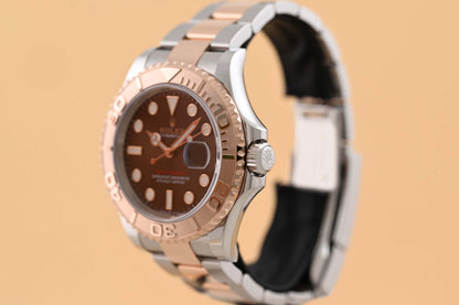 Rolex Yacht-Master Stahl/Roségold 126621 - Full Set - Brown Dial