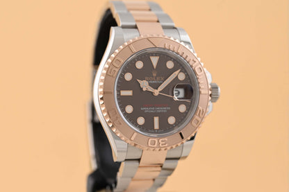 Rolex Yacht-Master Stahl/Roségold 126621 - Full Set - Brown Dial