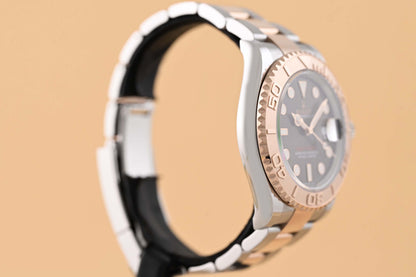 Rolex Yacht-Master Stahl/Roségold 126621 - Full Set - Brown Dial