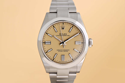 Rolex Oyster Perpetual 41mm 134300 - Beige - Full Set - 2025 Like NEW