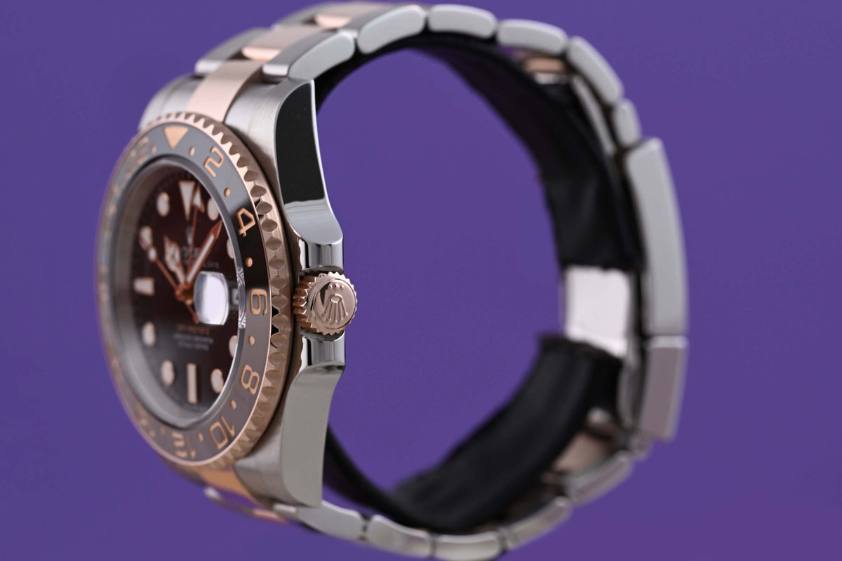 Rolex GMT Master II Rootbeer Steel/Everose Gold - 126711CHNR - Full Set