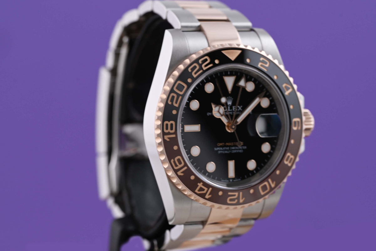 Rolex GMT Master II Rootbeer Steel/Everose Gold - 126711CHNR - Full Set
