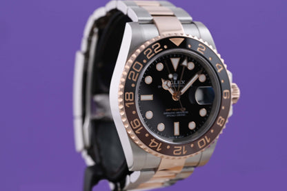 Rolex GMT Master II Rootbeer Steel/Everose Gold - 126711CHNR - Full Set