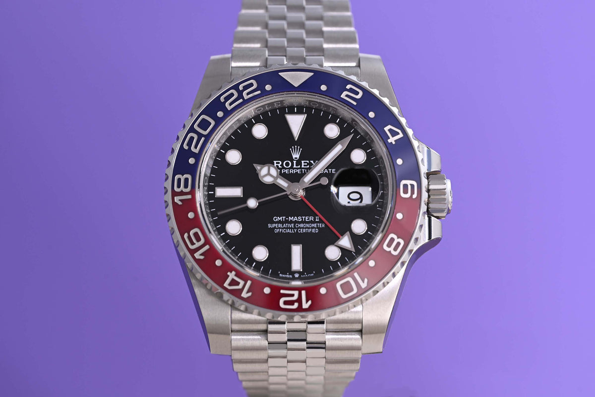 Rolex GMT Master II - 126710BLRO Pepsi - Full Set - NEW 2025 Stickers