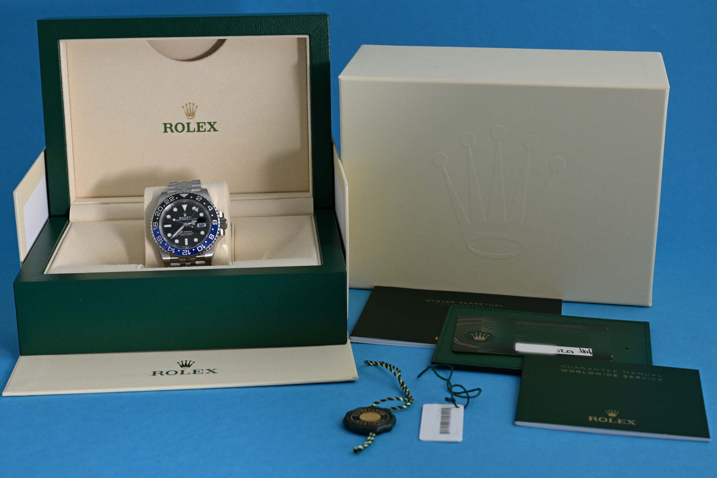 Rolex GMT Master II Batgirl 126710BLNR - Full Set - NEW
