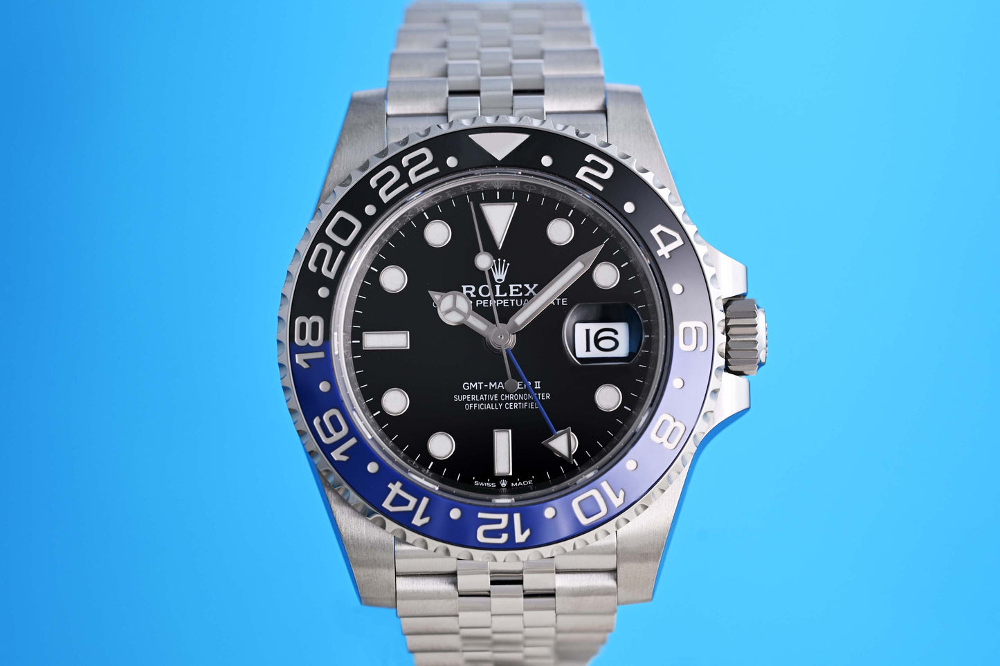 Rolex GMT Master II Batgirl 126710BLNR - Full Set - NEW