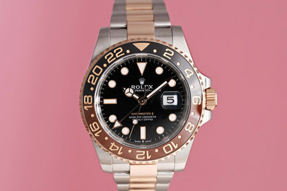 Rolex GMT Master II Rootbeer Stahl/Roségold - 126711CHNR - Full Set