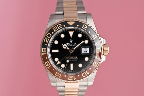 Rolex GMT Master II Rootbeer Stahl/Roségold - 126711CHNR - Full Set