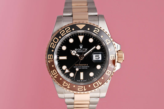 Rolex GMT Master II Rootbeer Stahl/Roségold - 126711CHNR - Full Set