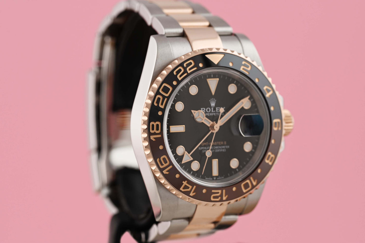 Rolex GMT Master II Rootbeer Stahl/Roségold - 126711CHNR - Full Set