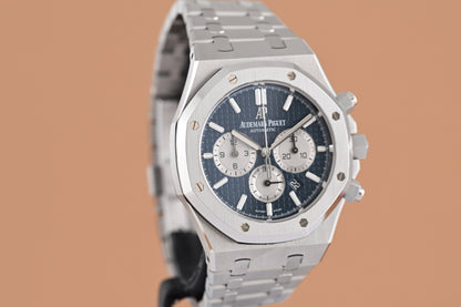 Audemars Piguet Royal Oak Chronograph 41mm - Full Set - Blue Dial