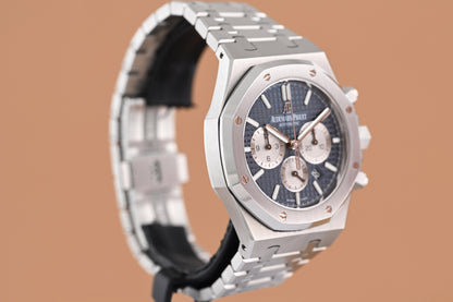 Audemars Piguet Royal Oak Chronograph 41mm - Full Set - Blue Dial