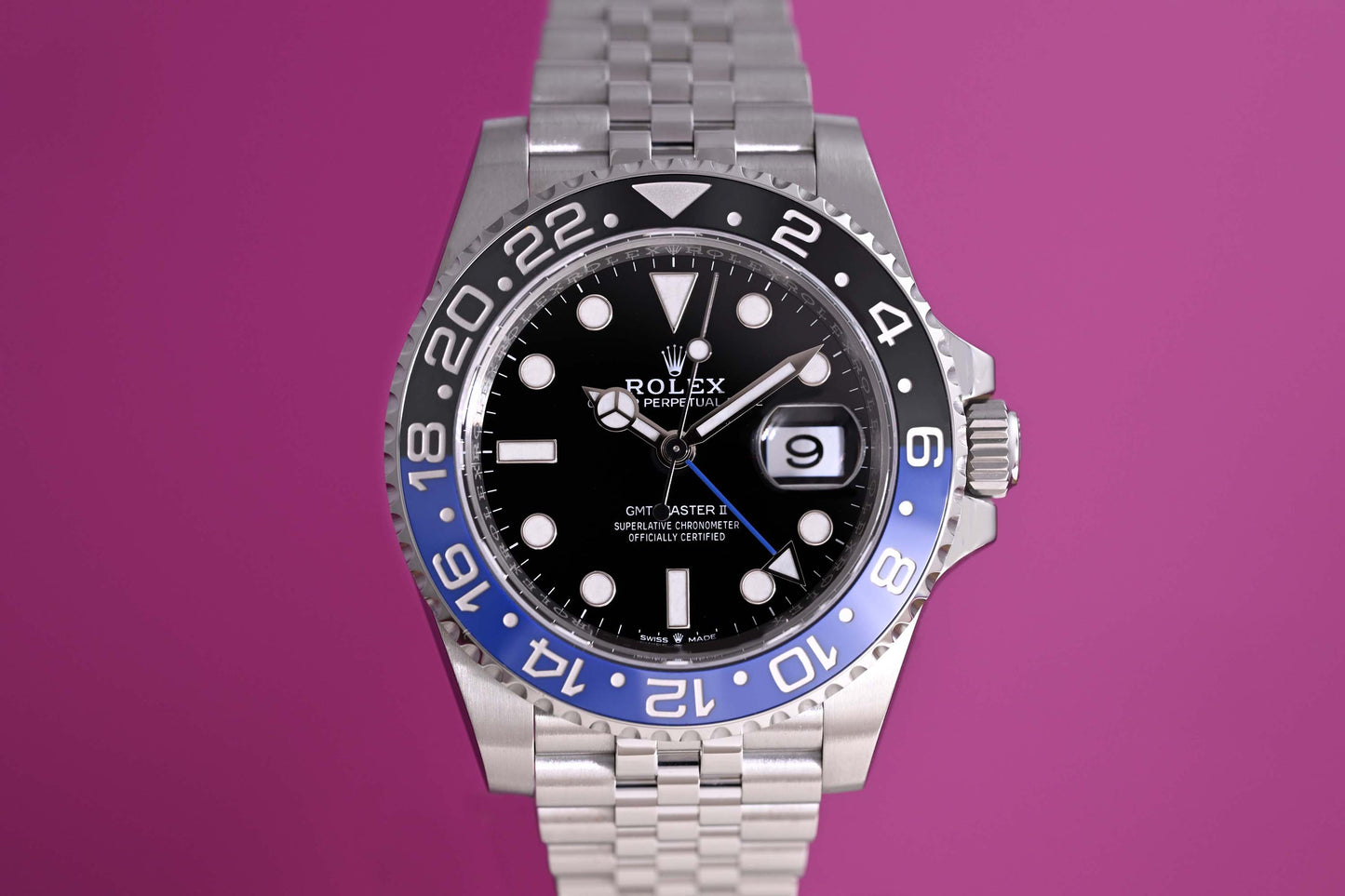 Rolex GMT Master II Batgirl 126710BLNR - Full Set - 2022