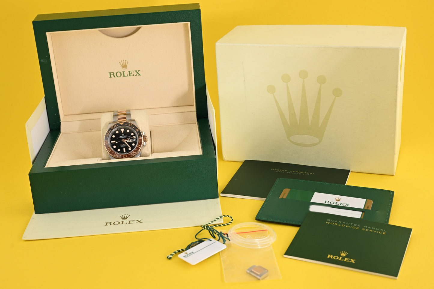 Rolex GMT Master II Rootbeer Stahl/Roségold - 126711CHNR - LC 100