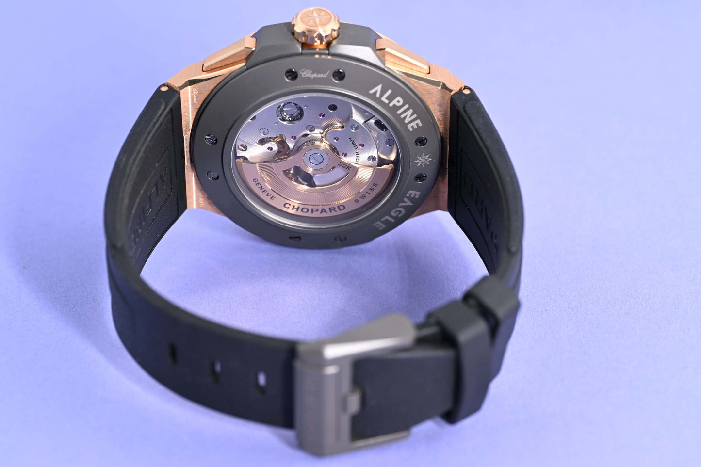 Chopard Alpine Eagle 44 XL Chrono - Roségold/Titan - Full Set