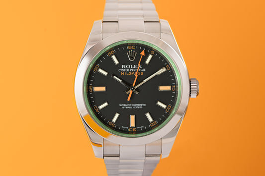 Rolex Milgauss 116400GV - Black Dial - Full Set