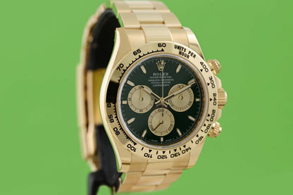 Rolex Daytona Gelbgold 126508 - Full Set - Green Dial - NEW 2026 - John Mayer 2.0