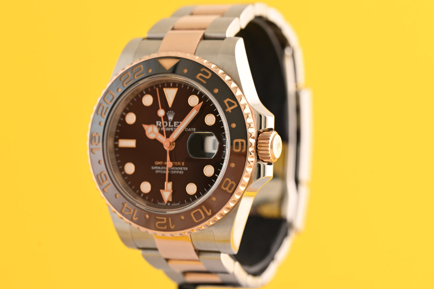 Rolex GMT Master II Rootbeer Stahl/Roségold - 126711CHNR - LC 100