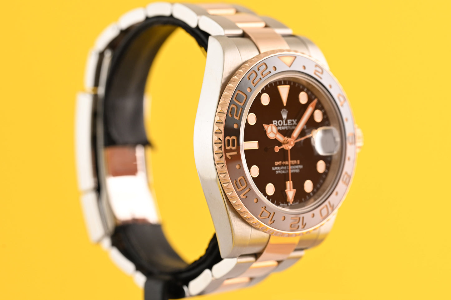 Rolex GMT Master II Rootbeer Stahl/Roségold - 126711CHNR - LC 100