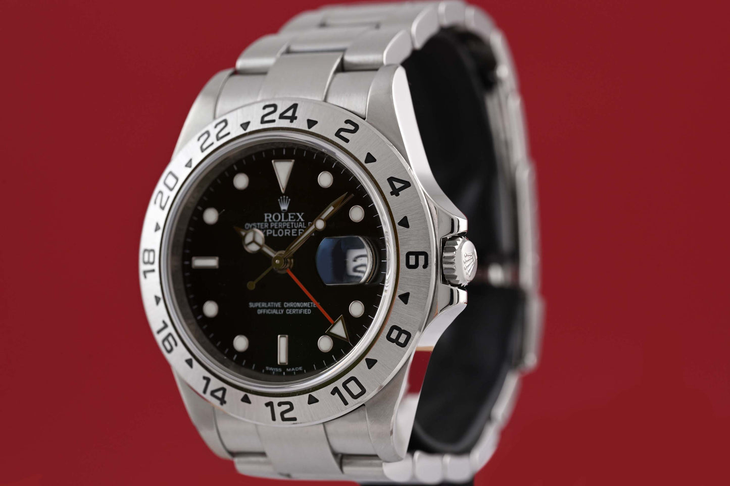 Rolex Explorer II 16570 - Black Dial - Full Set - LC100