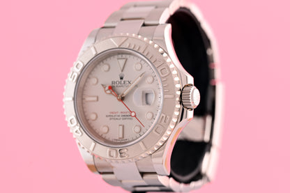 Rolex Yacht-Master 116622 - Silver Dial - Full Set - LC100
