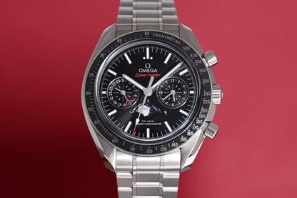 Omega Speedmaster Moonwatch Moonphase - Full Set - Saphirglas