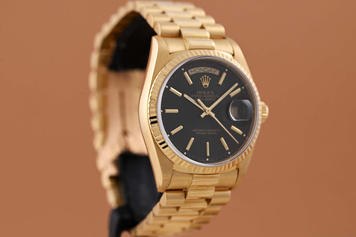 Rolex Day Date 36mm Gelbgold 18038 - Tapestry Dial - Full Set