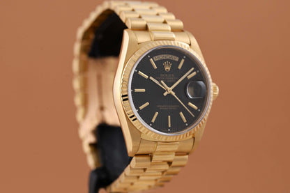 Rolex Day Date 36mm Gelbgold 18038 - Tapestry Dial - Full Set