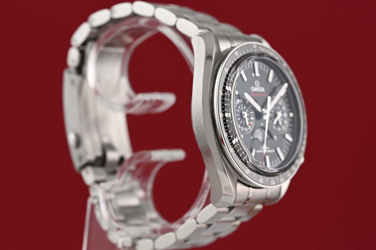 Omega Speedmaster Moonwatch Moonphase - Full Set - Saphirglas