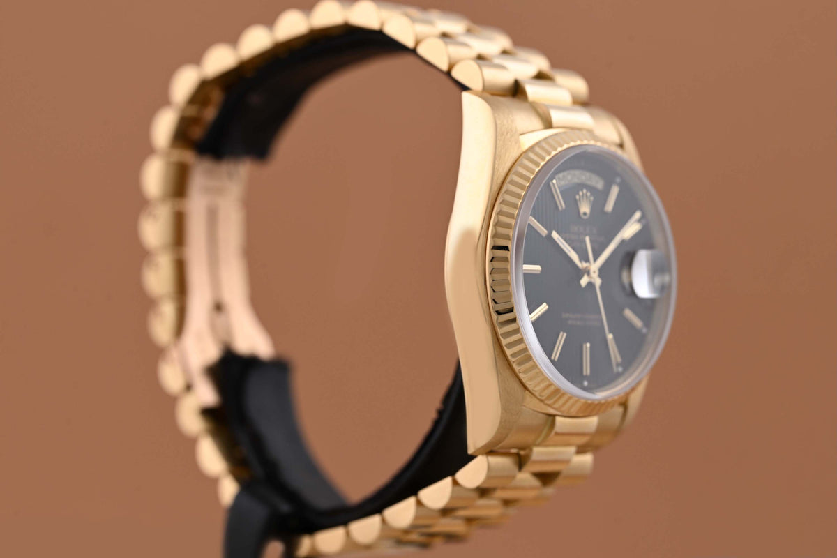 Rolex Day Date 36mm Gelbgold 18038 - Tapestry Dial - Full Set