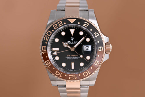 Rolex GMT Master II Rootbeer Steel/Everose Gold - 126711CHNR - Full Set