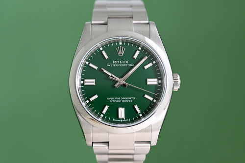Rolex Oyster Perpetual 36mm 126000 Green Dial - Full Set - NEW 2026