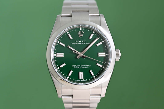 Rolex Oyster Perpetual 36mm 126000 Green Dial - Full Set - NEW 2026