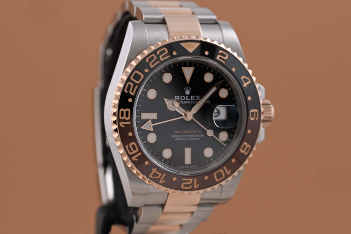 Rolex GMT Master II Rootbeer Steel/Everose Gold - 126711CHNR - Full Set