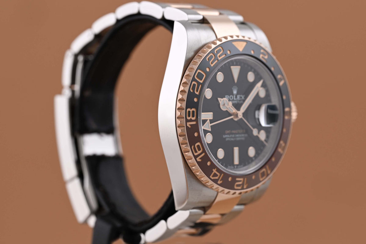 Rolex GMT Master II Rootbeer Steel/Everose Gold - 126711CHNR - Full Set