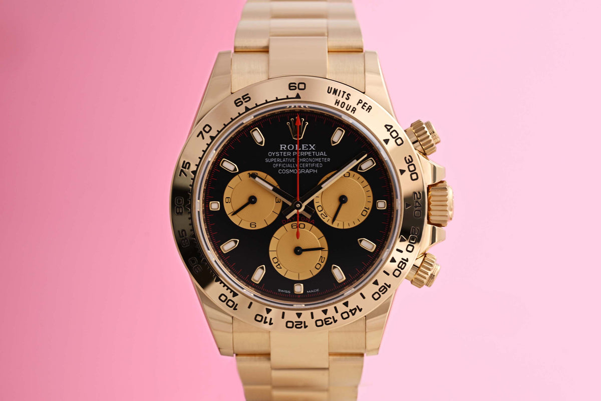 Rolex Daytona Gelbgold 116508 - Full Set - Black Dial - Like NEW 2022