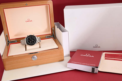 Omega Speedmaster Moonwatch Moonphase - Full Set - Saphirglas