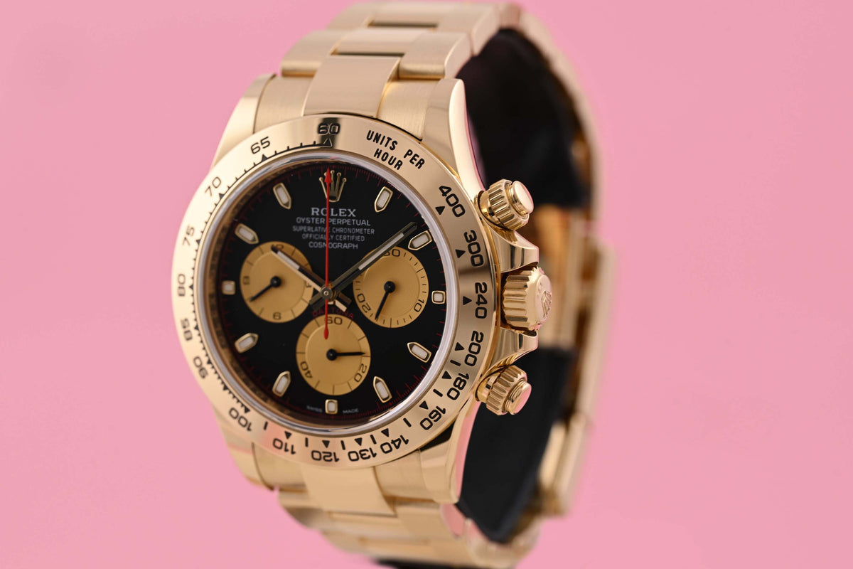 Rolex Daytona Gelbgold 116508 - Full Set - Black Dial - Like NEW 2022