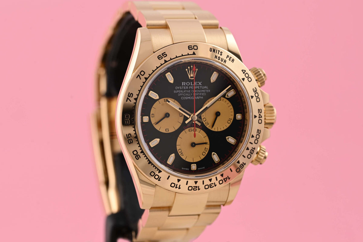 Rolex Daytona Gelbgold 116508 - Full Set - Black Dial - Like NEW 2022
