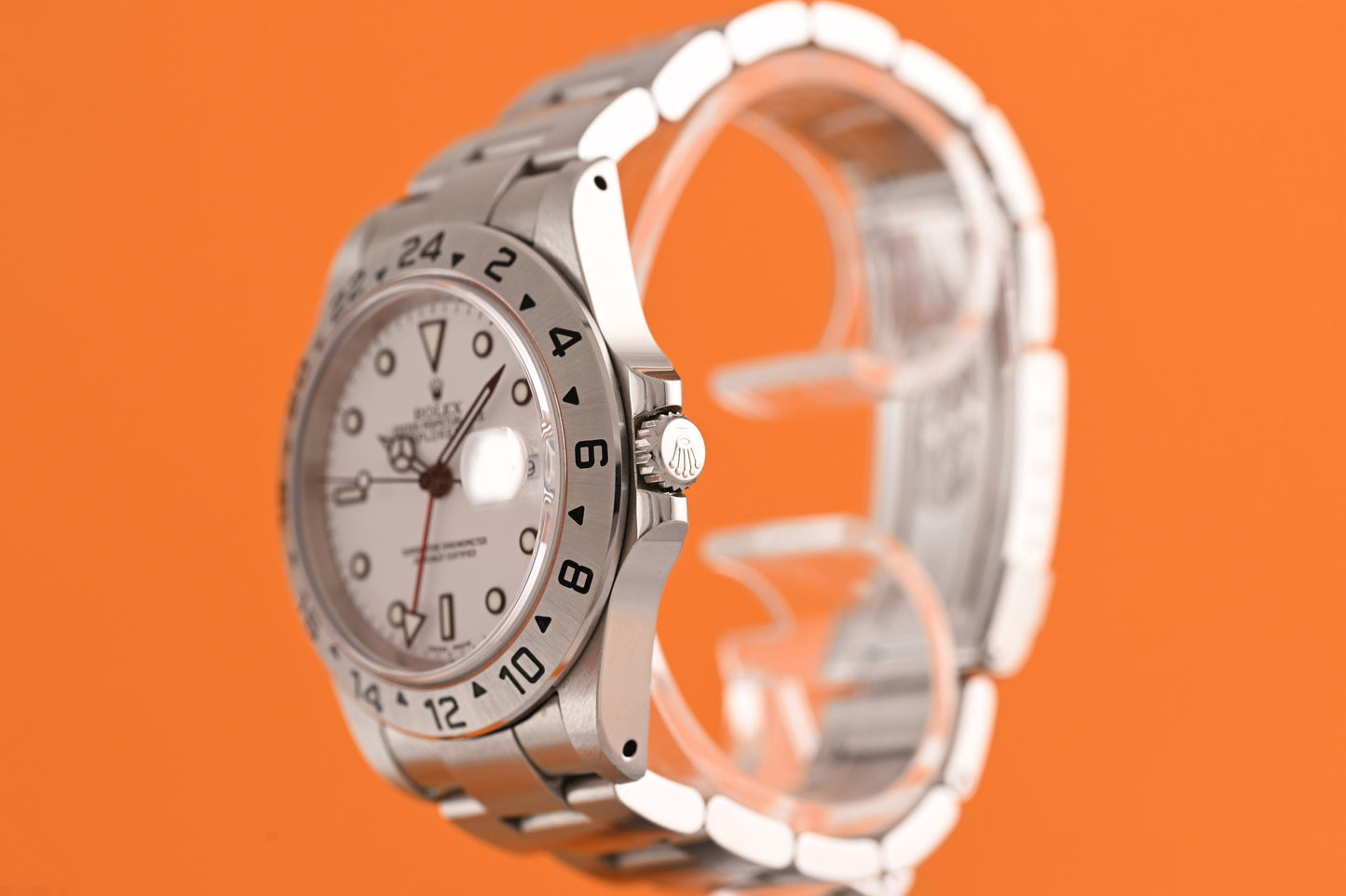 Rolex Explorer II 16570 - Full Set - Polar Dial