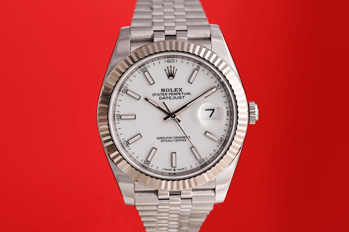 Rolex Datejust 41 - 126334 - White Dial - Full Set