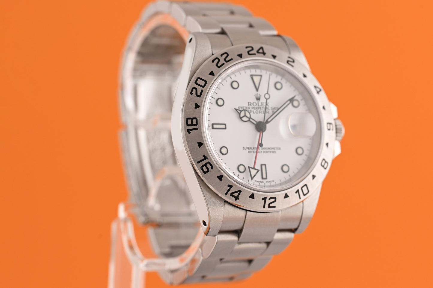 Rolex Explorer II 16570 - Full Set - Polar Dial