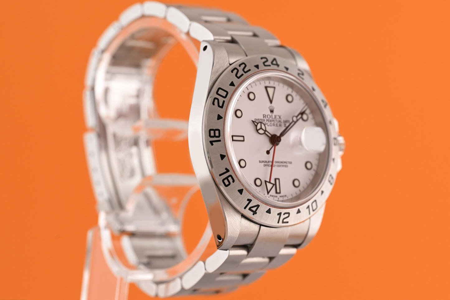 Rolex Explorer II 16570 - Full Set - Polar Dial
