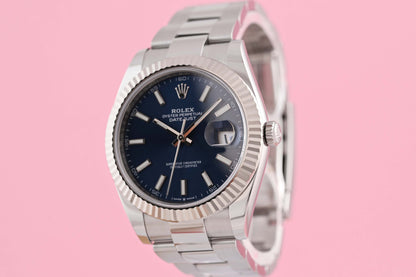 Rolex Datejust 41 - 126334 Blue Dial - Full Set