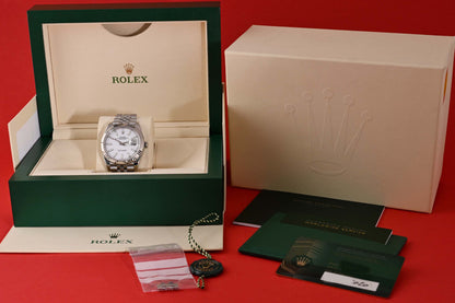 Rolex Datejust 41 - 126334 - White Dial - Full Set